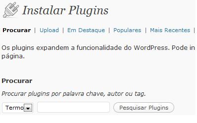 Instalar Plugins   instalar plugins