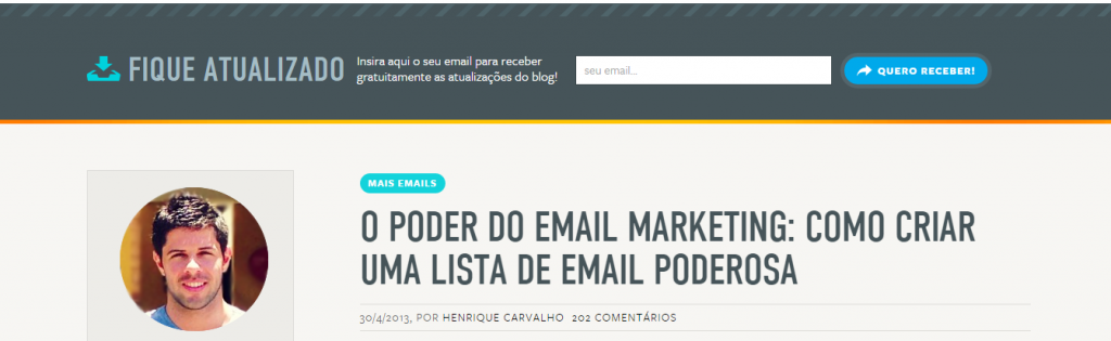 Lista de Email Marketing lista de email marketing Lista de Email Marketing: Como construir uma poderosa e eficaz! email marketing 04 1024x315