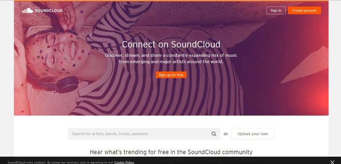 SoundCloud  Os Melhores Sites para Baixar Músicas Grátis SoundCloud